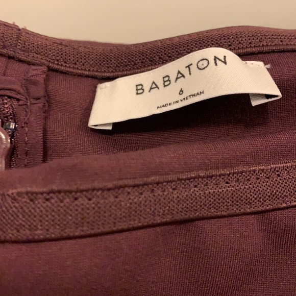 BABATON RUSLAN DRESS BURGUNDY - Picture 4 of 12